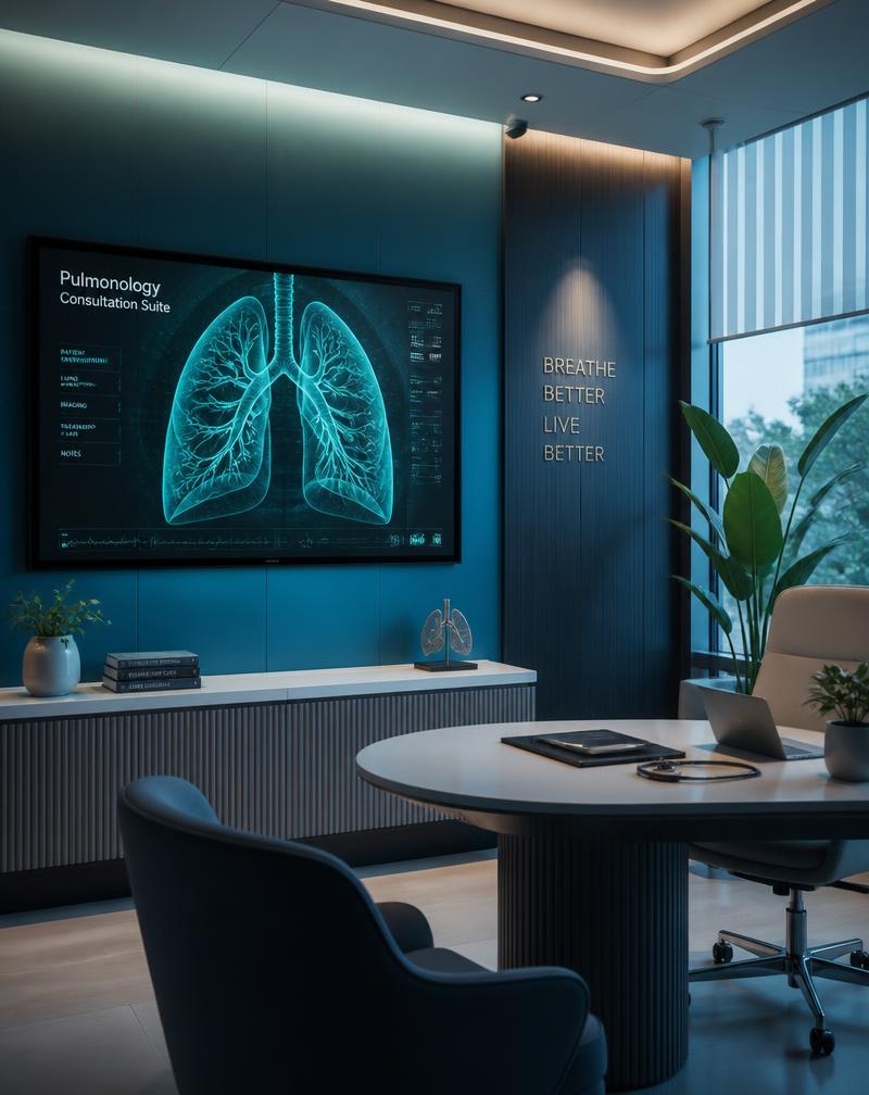 Consultation de pneumologie